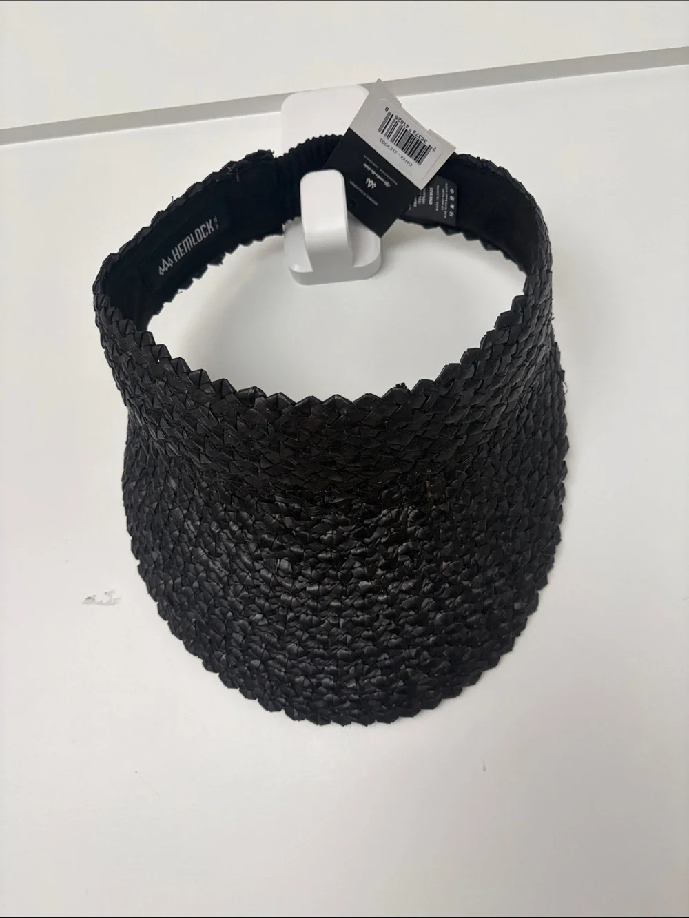 NWT Hemlock Capri Straw Visor